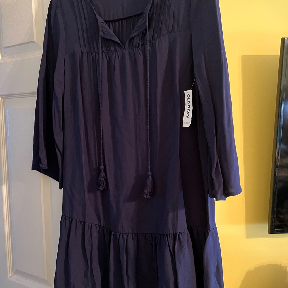 Old Navy Navy Blue Women's Dress, super cute, NWT, size small